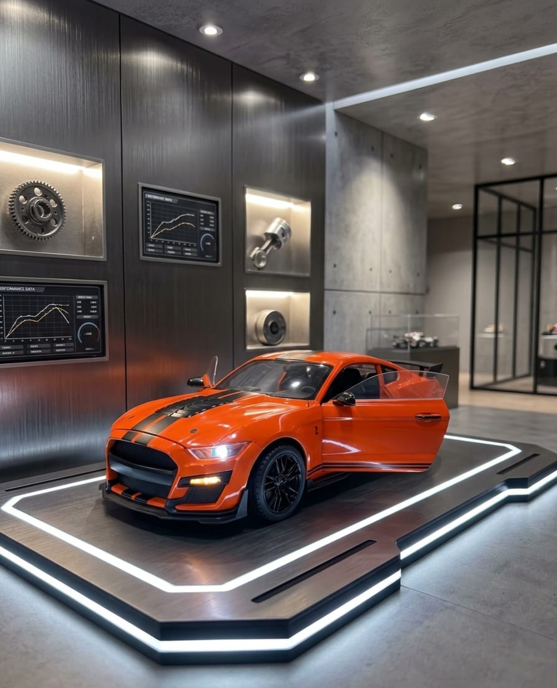 דגם רכב מתכתי ספורט | מכונית מיניאטורית יוקרתית | בהדמיה לרכב אמיתי