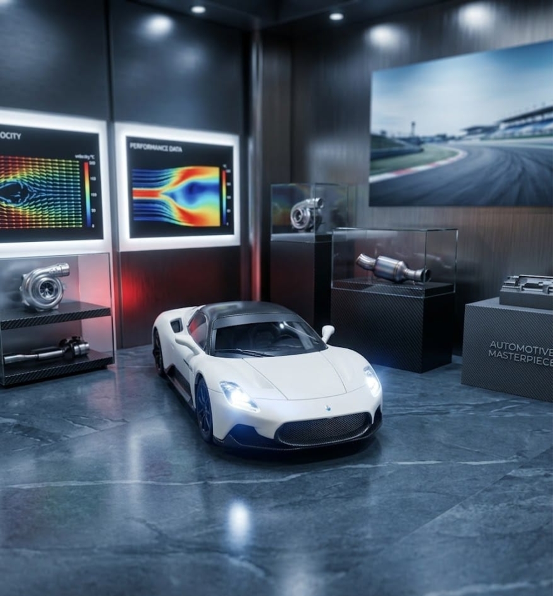 דגם רכב ספורט מתכתי לאספנים | מכונית יוקרה מיניאטורית | בהדמיה לרכב אמיתי