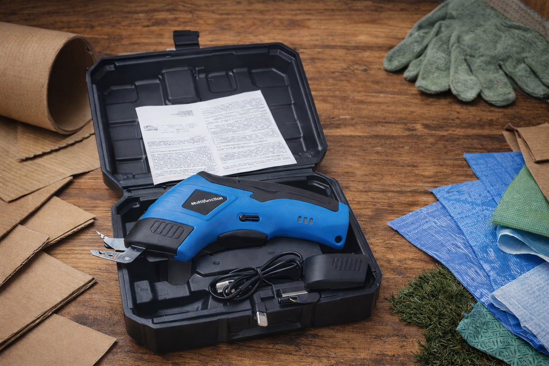 מספריים חשמליות נטענות רב-שימושיות USB | כלי חיתוך חשמלי לבית, לגינה ולעבודות DIY