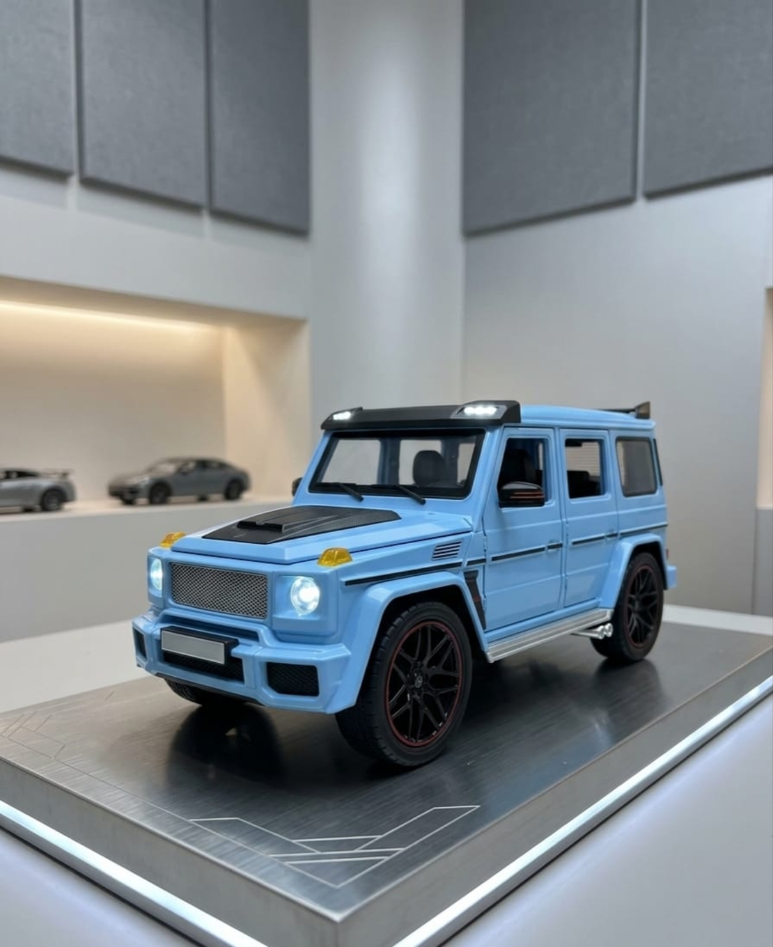 דגם רכב מתכתי לאספנים מכונית צעצוע יוקרתית | בהדמיה לרכב אמיתי