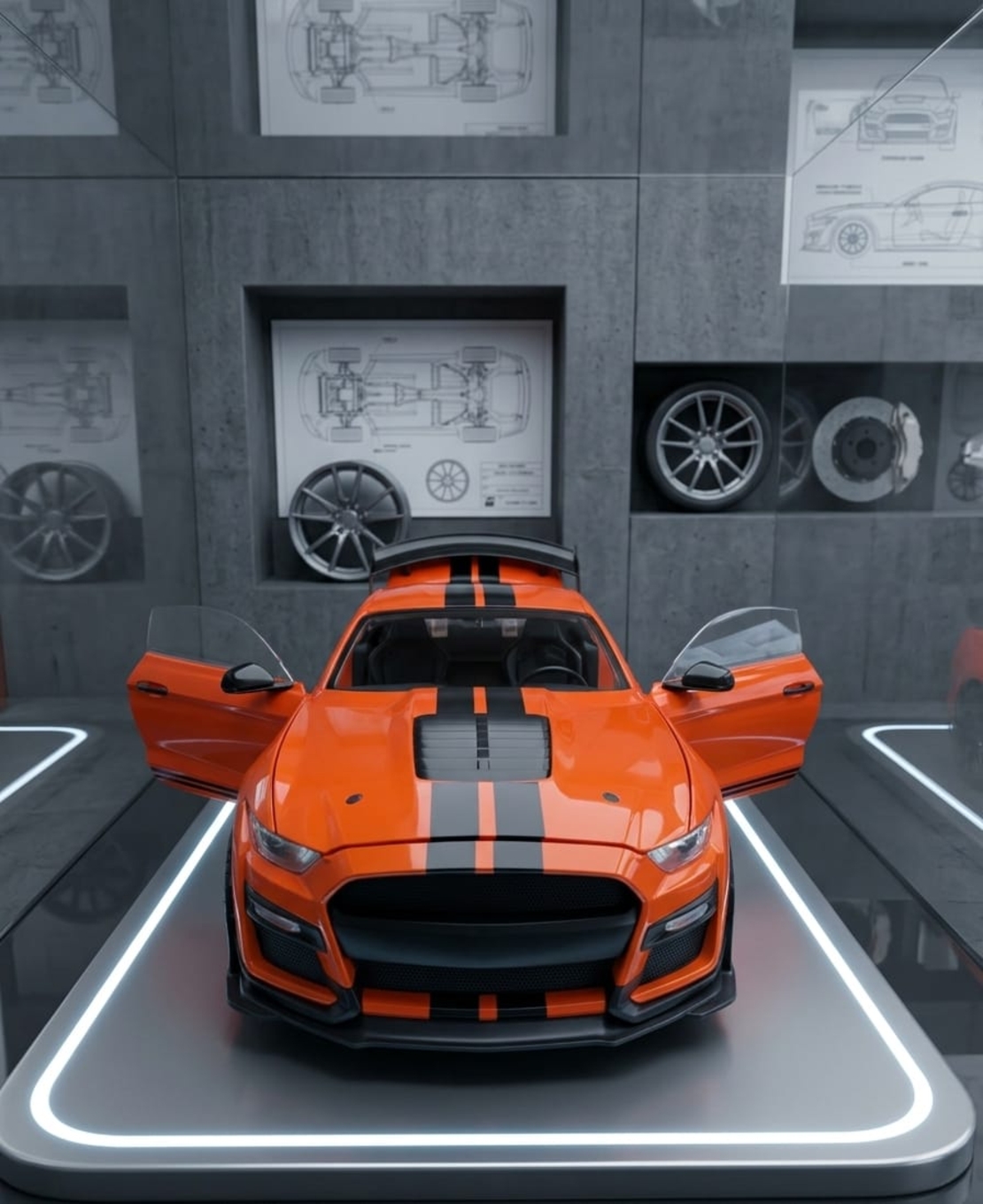 דגם רכב מתכתי ספורט | מכונית מיניאטורית יוקרתית | בהדמיה לרכב אמיתי