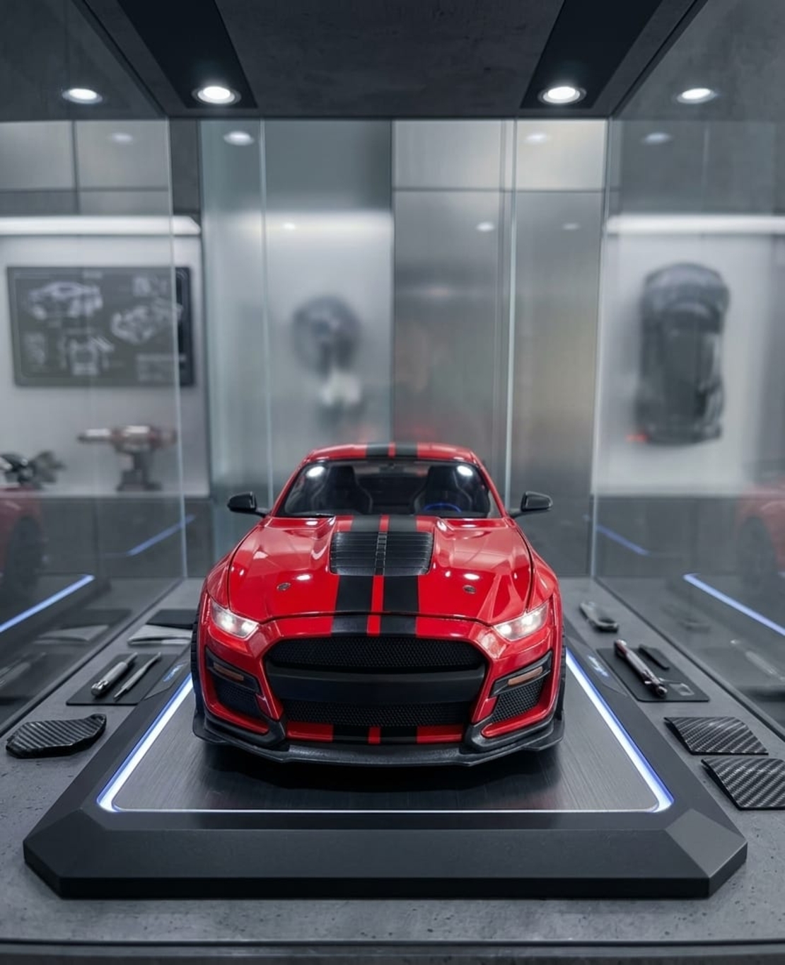 דגם רכב מתכתי ספורט | מכונית מיניאטורית יוקרתית | בהדמיה לרכב אמיתי