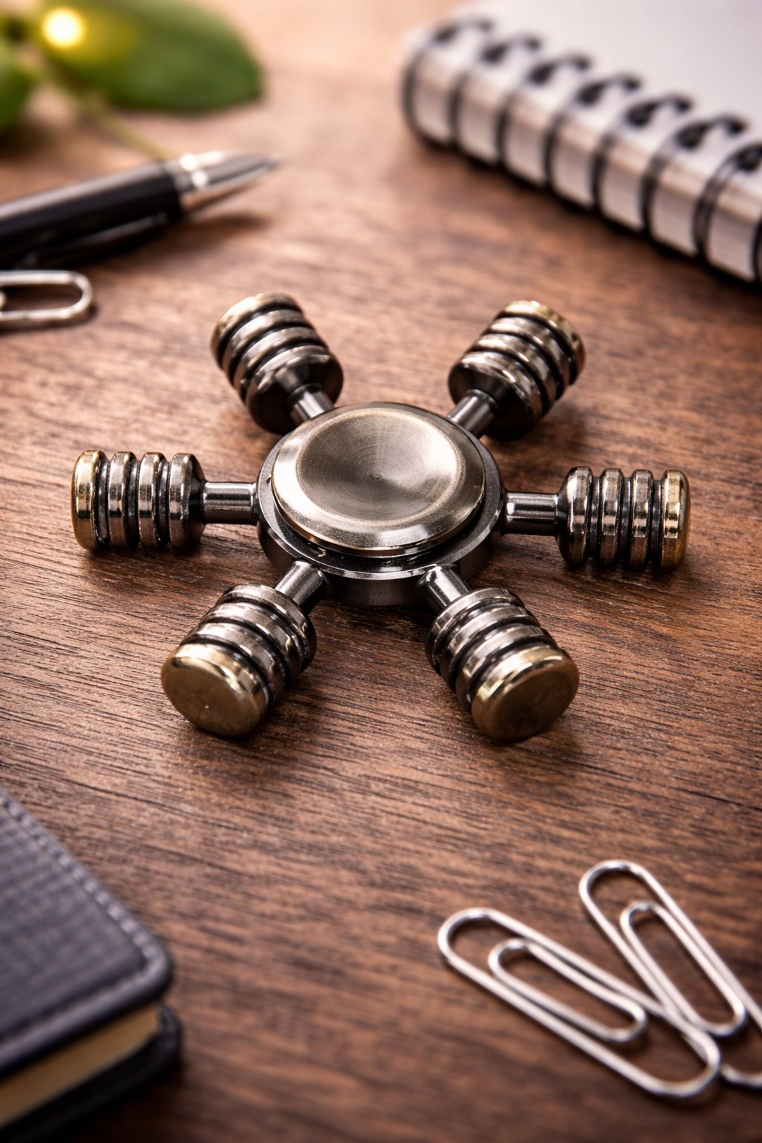 ספינר מתכתי מעוצב | להפחתת לחץ וריכוז משופר - דגם בולטים קלאסי