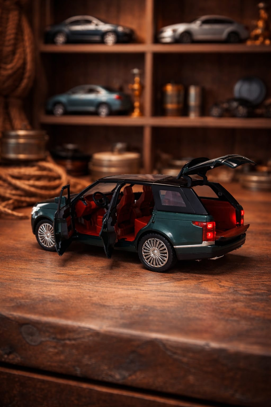 דגם רכב מתכתי רכב יוקרה מיניאטורי לאספנים | בהדמיה לרכב שטח אמיתי