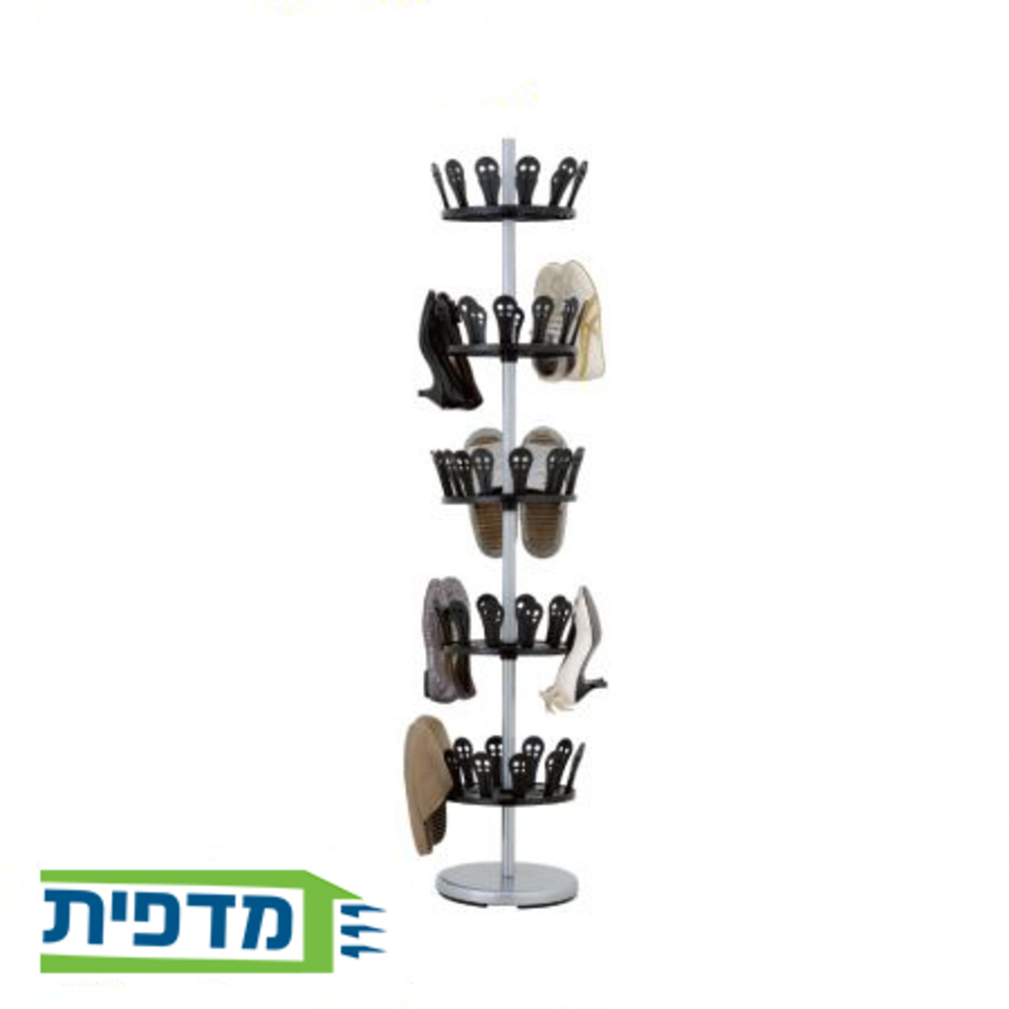 מתקן מסתובב לנעלים 30 זוגות