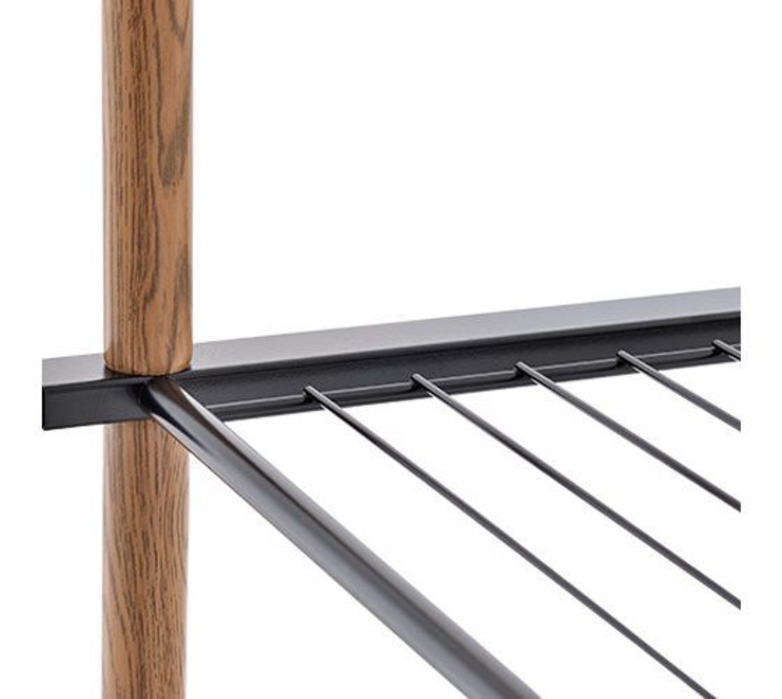 סט מדפים לעיצוב הבית או המקלחת מסדרת BLACK LINE