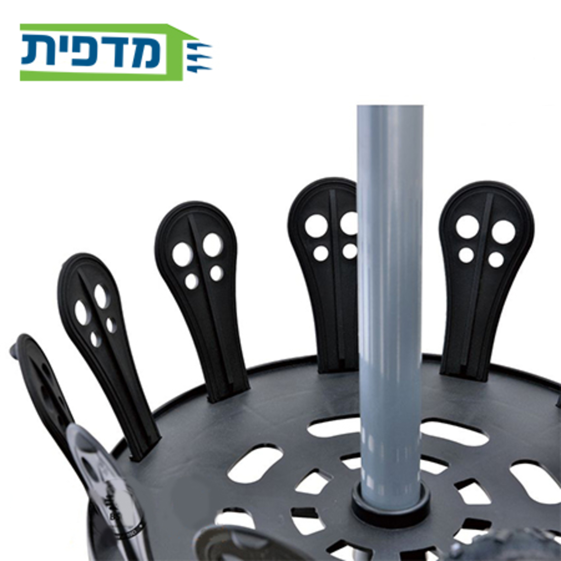 מתקן מסתובב לאחסון עד 18 זוגות נעלים