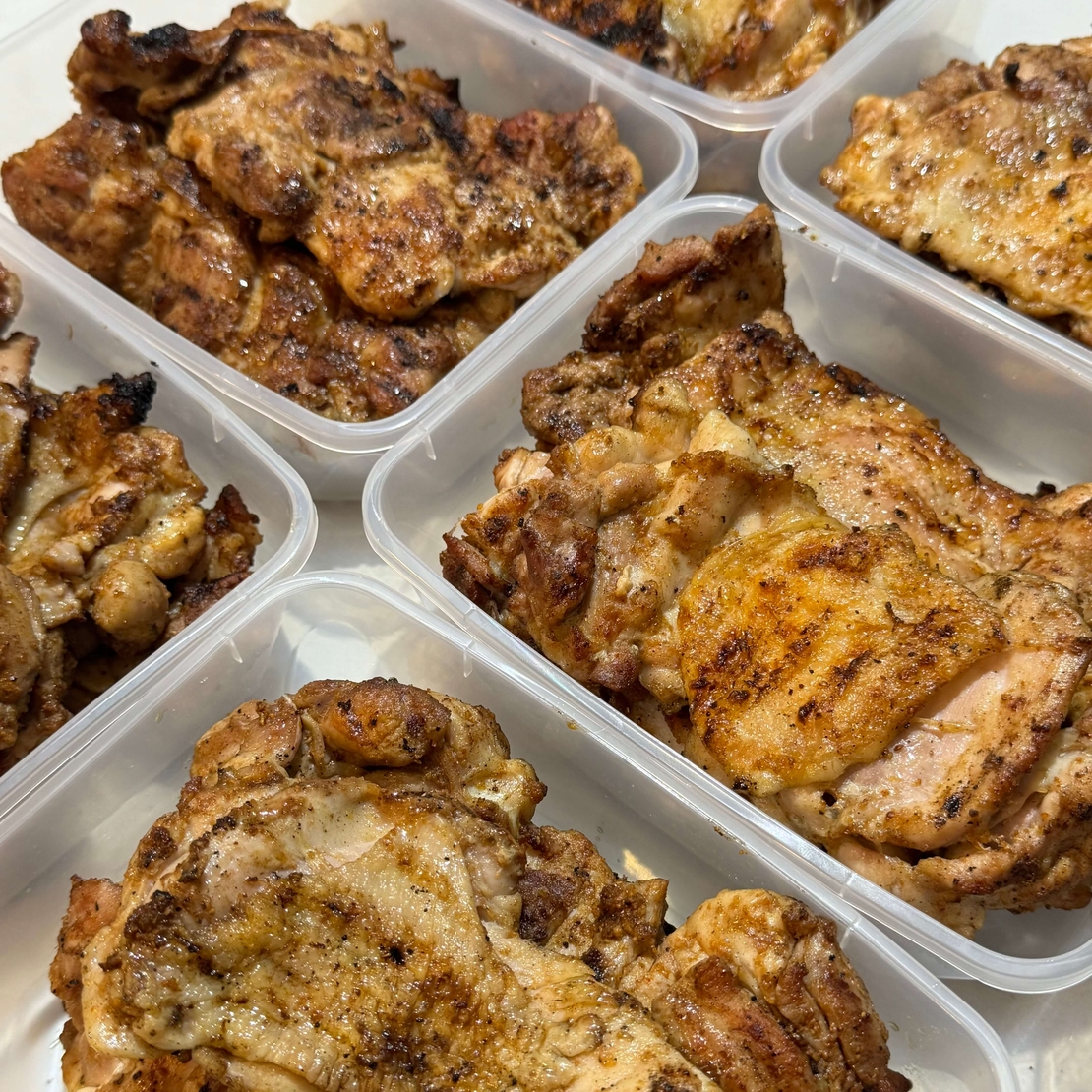 Chicken steak with duck sauce