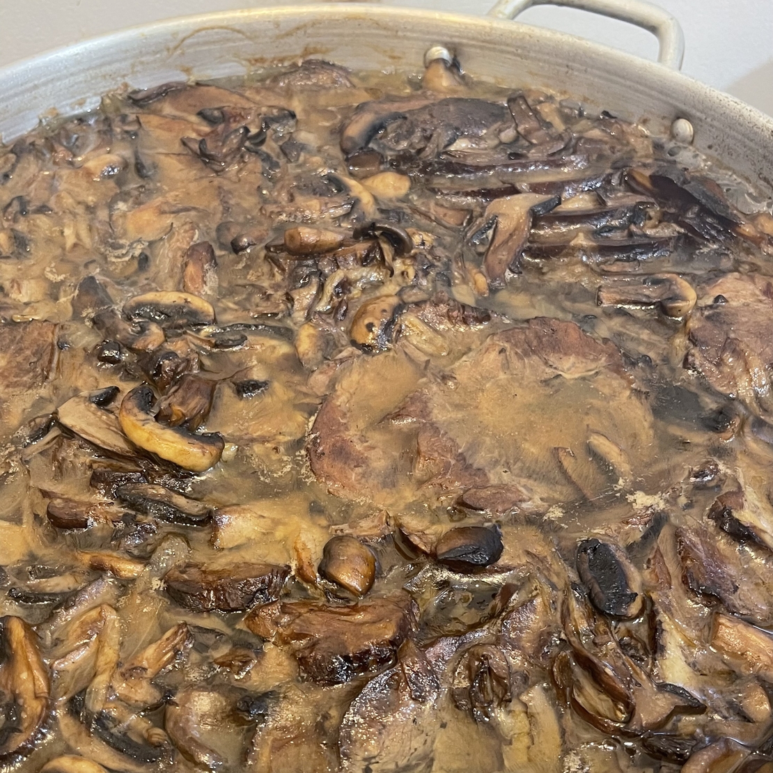 Roast shoulder in a rich mushroom sauce - Copy 0
