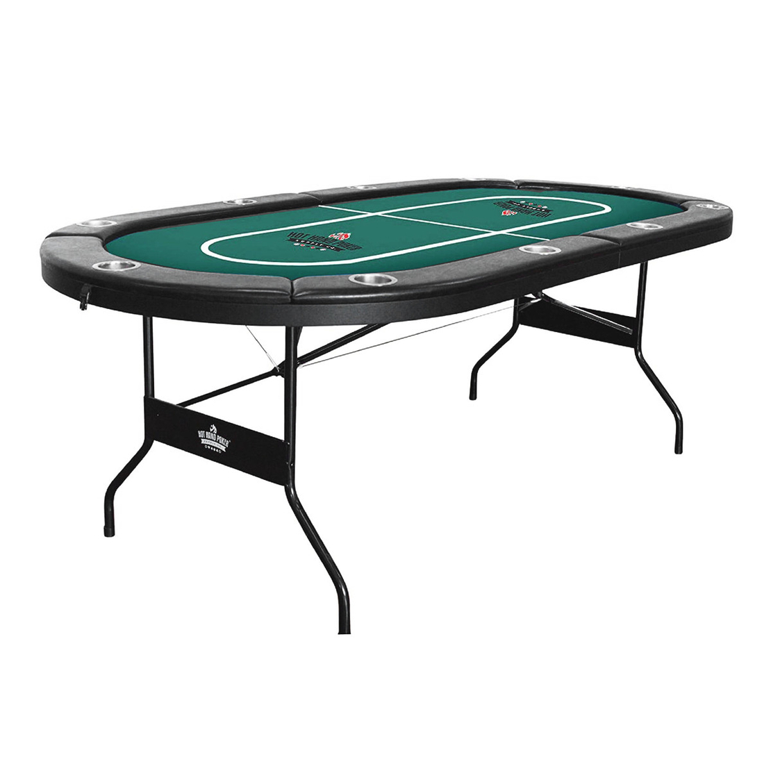 שולחן פוקר אליפטי מתקפל HOT HAND POKER