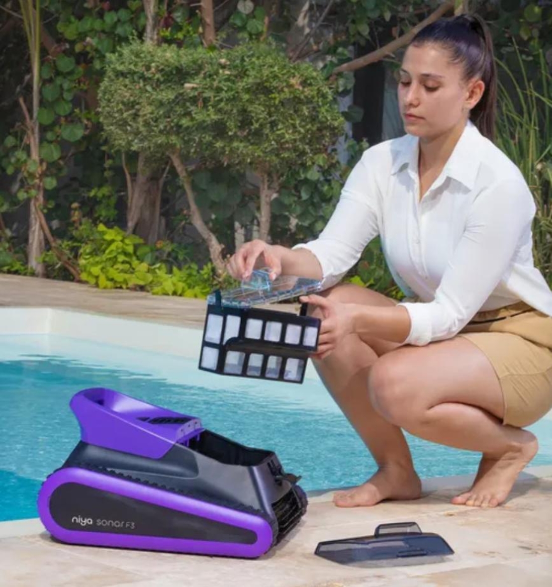 רובוט ניקוי לבריכה Niya Sonar F3 Maytronics