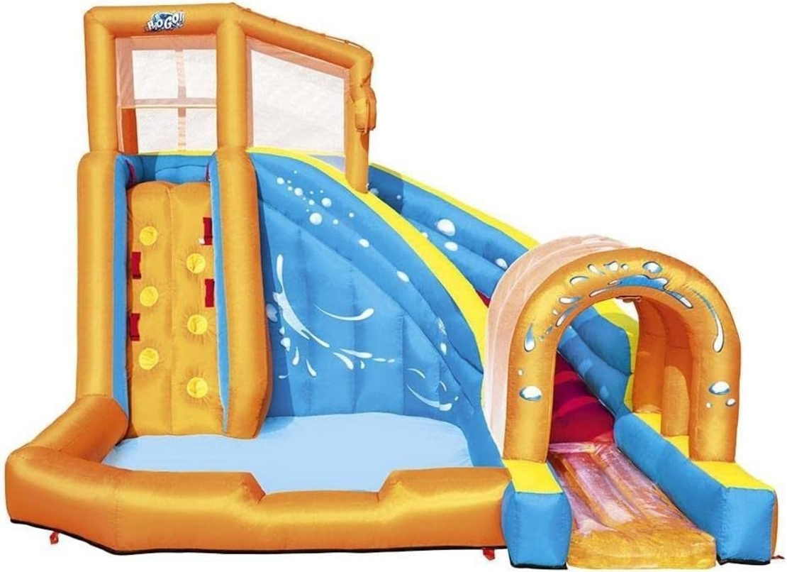 פארק מים מתנפח עם קיר טיפוס 53303 Bestway