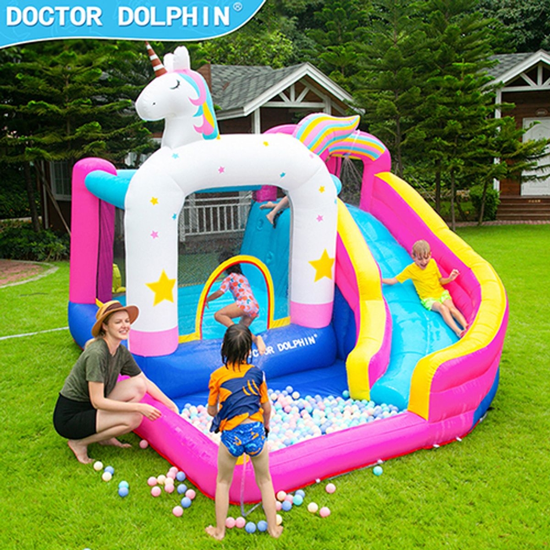 מתנפח לחצר חד קרן Doctor Dolphin NT-063103