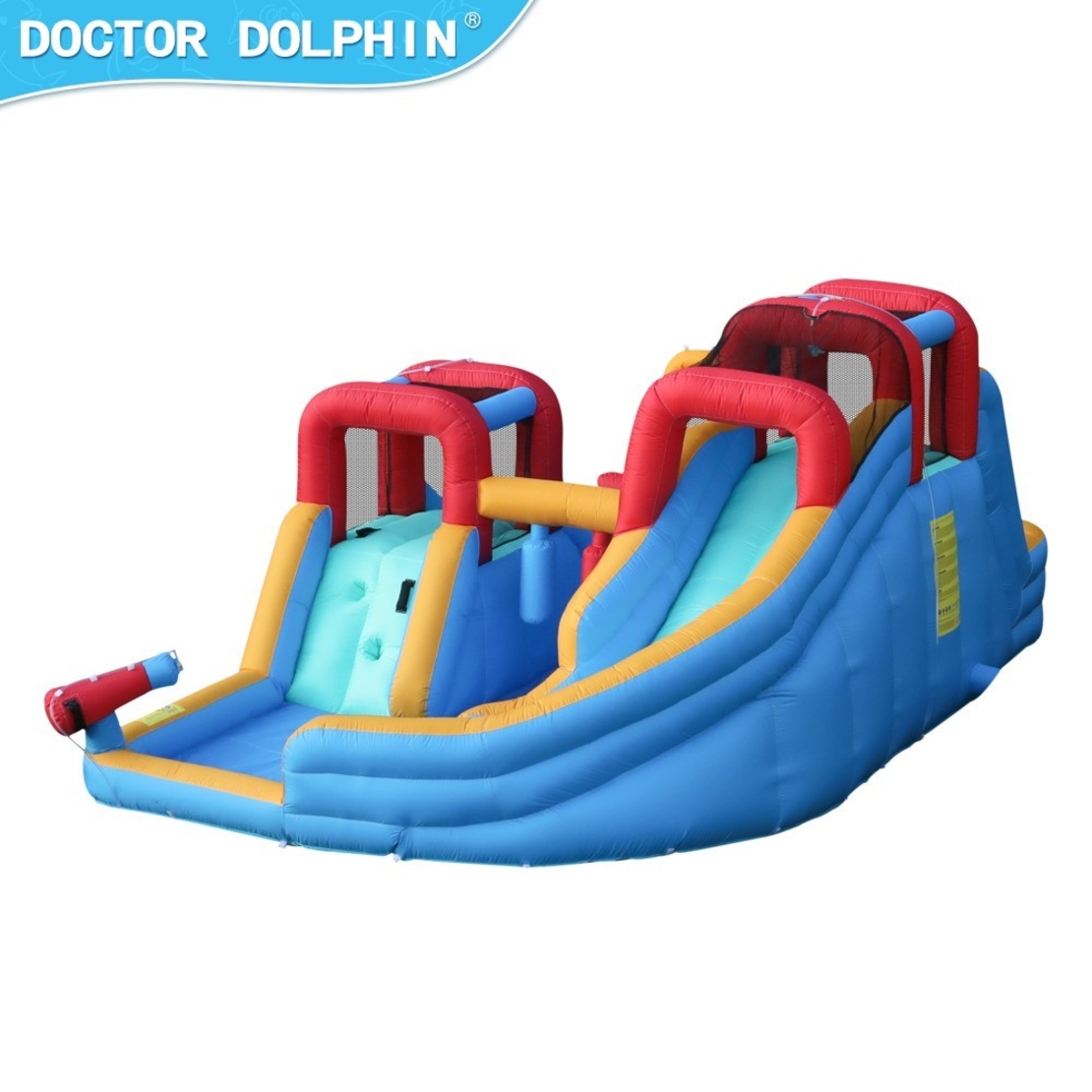מתנפח מגלשה+בריכה Doctor Dolphin 73033a