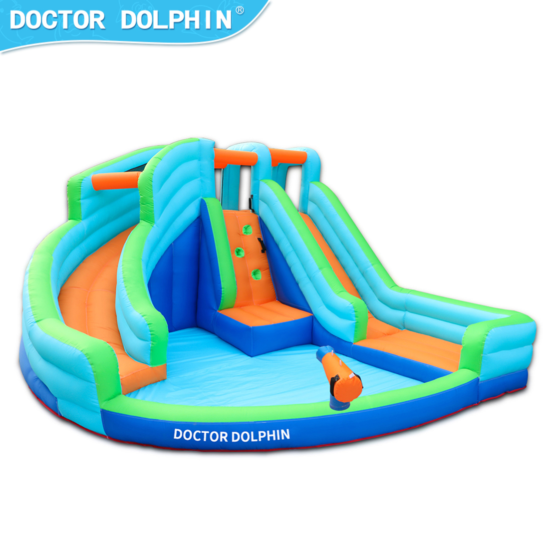 מתנפח בריכה+מגלשה Doctor Dolphin DD73002
