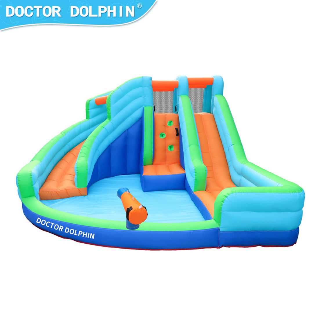 מתנפח בריכה+מגלשה Doctor Dolphin DD73002