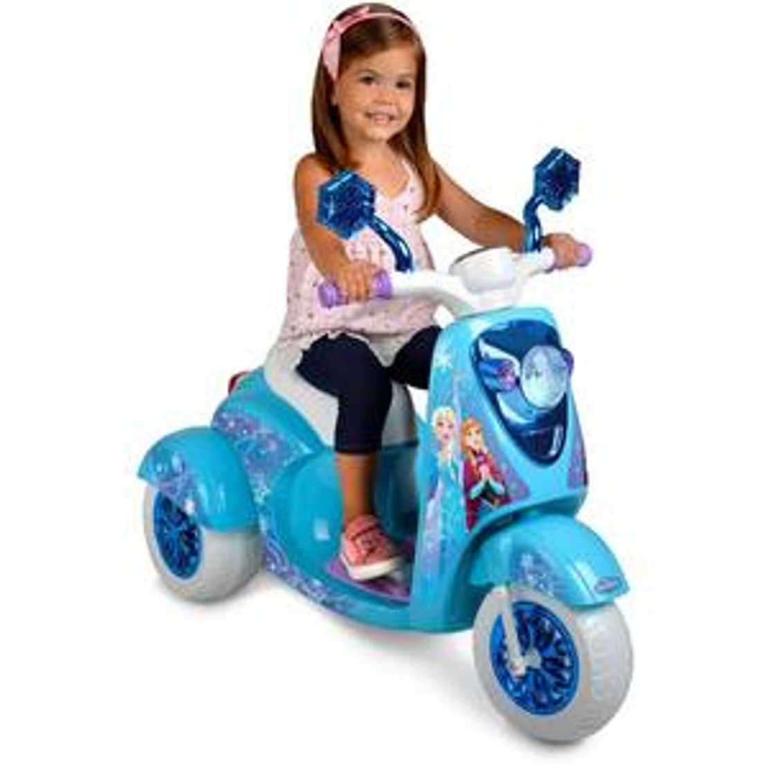 אופנוע פרוזן ממונע מבית דיסני 6v - מקורי Frozen