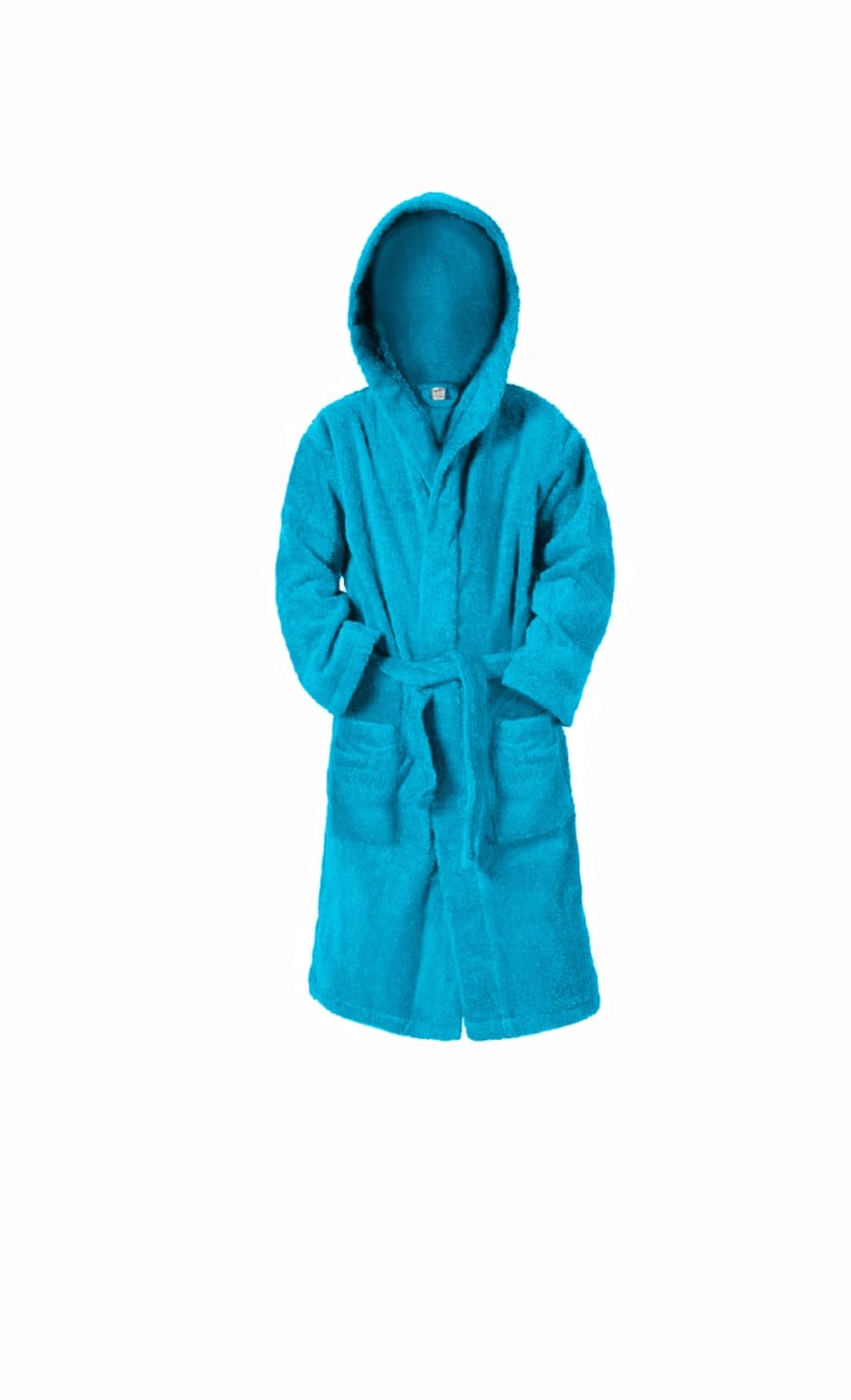 חלוק רחצה טורקיז 100% כותנה לילדים ונוער