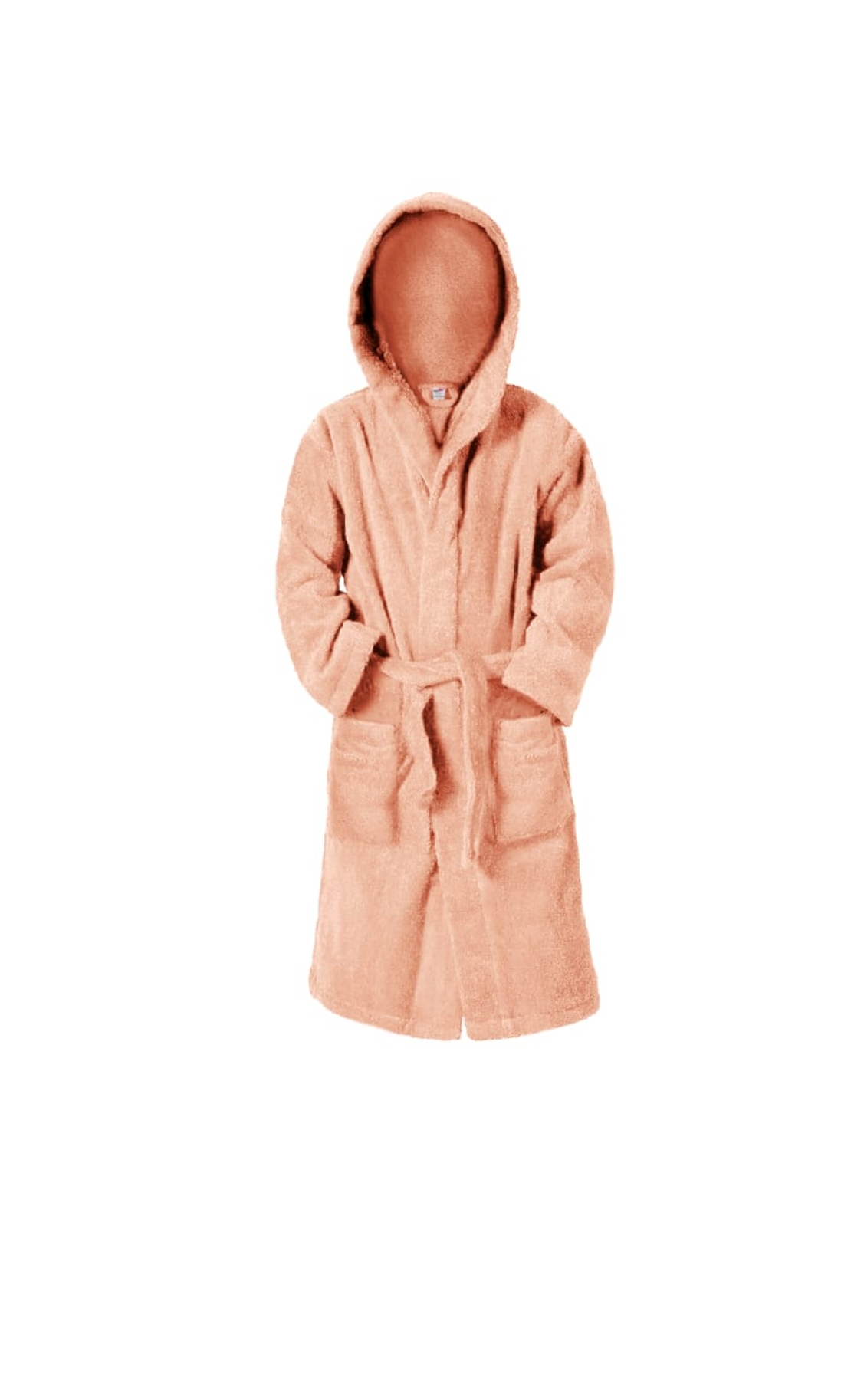 חלוק רחצה אפרסק 100% כותנה לילדים ונוער