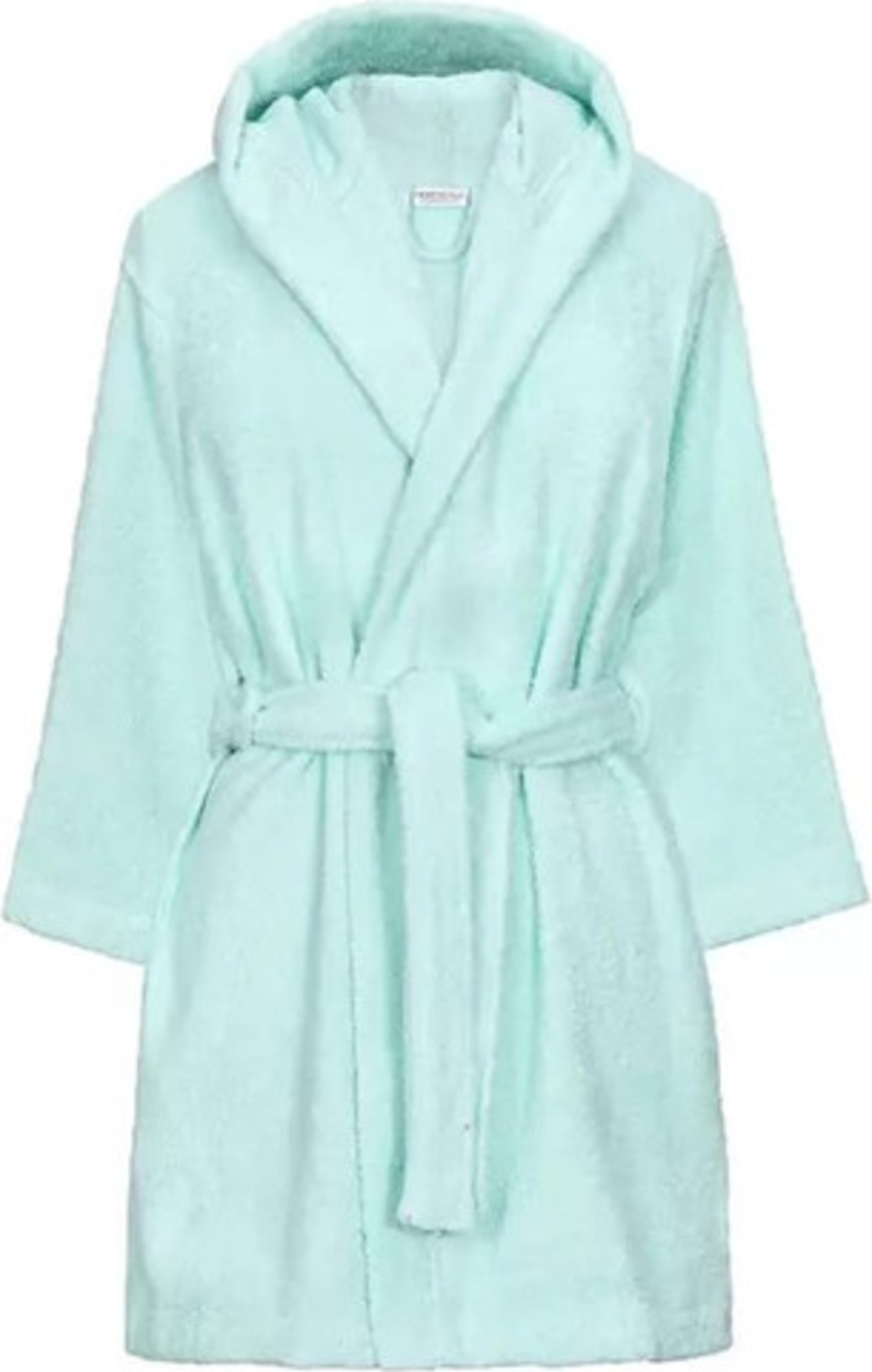 חלוק רחצה לילדים 100% כותנה צבע אקווה