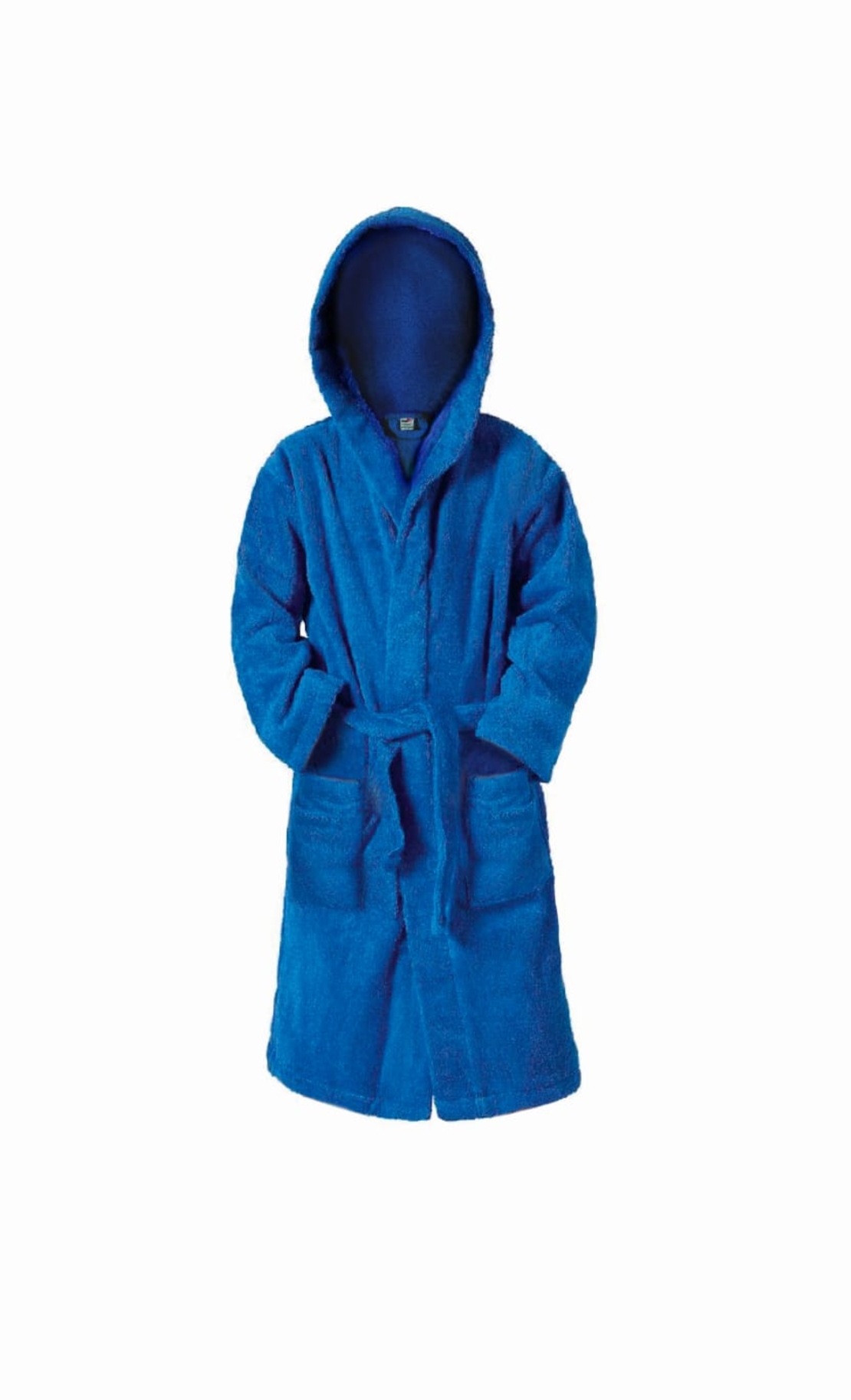 חלוק רחצה כחול 100% כותנה לילדים ונוער