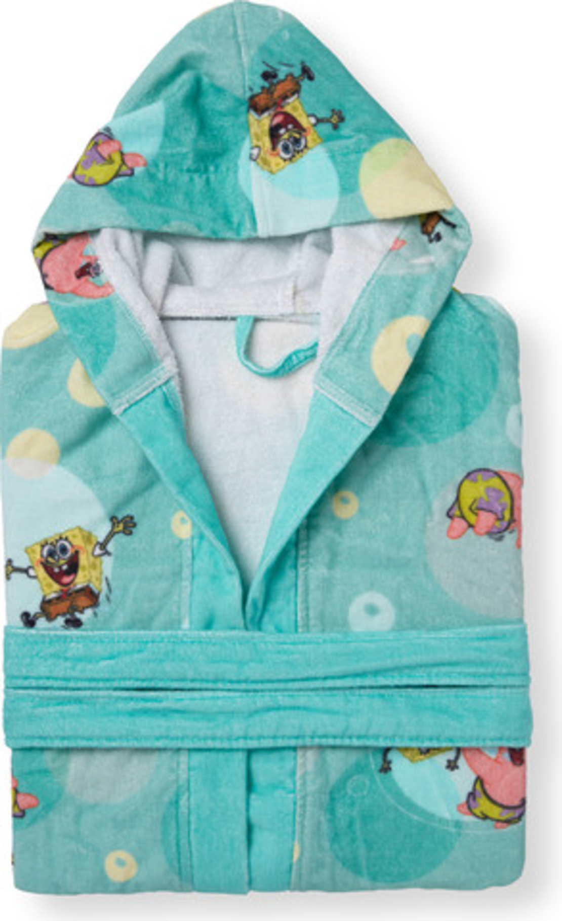 חלוקי רחצה לילדים 100% כותנה דגם בוב ספוג