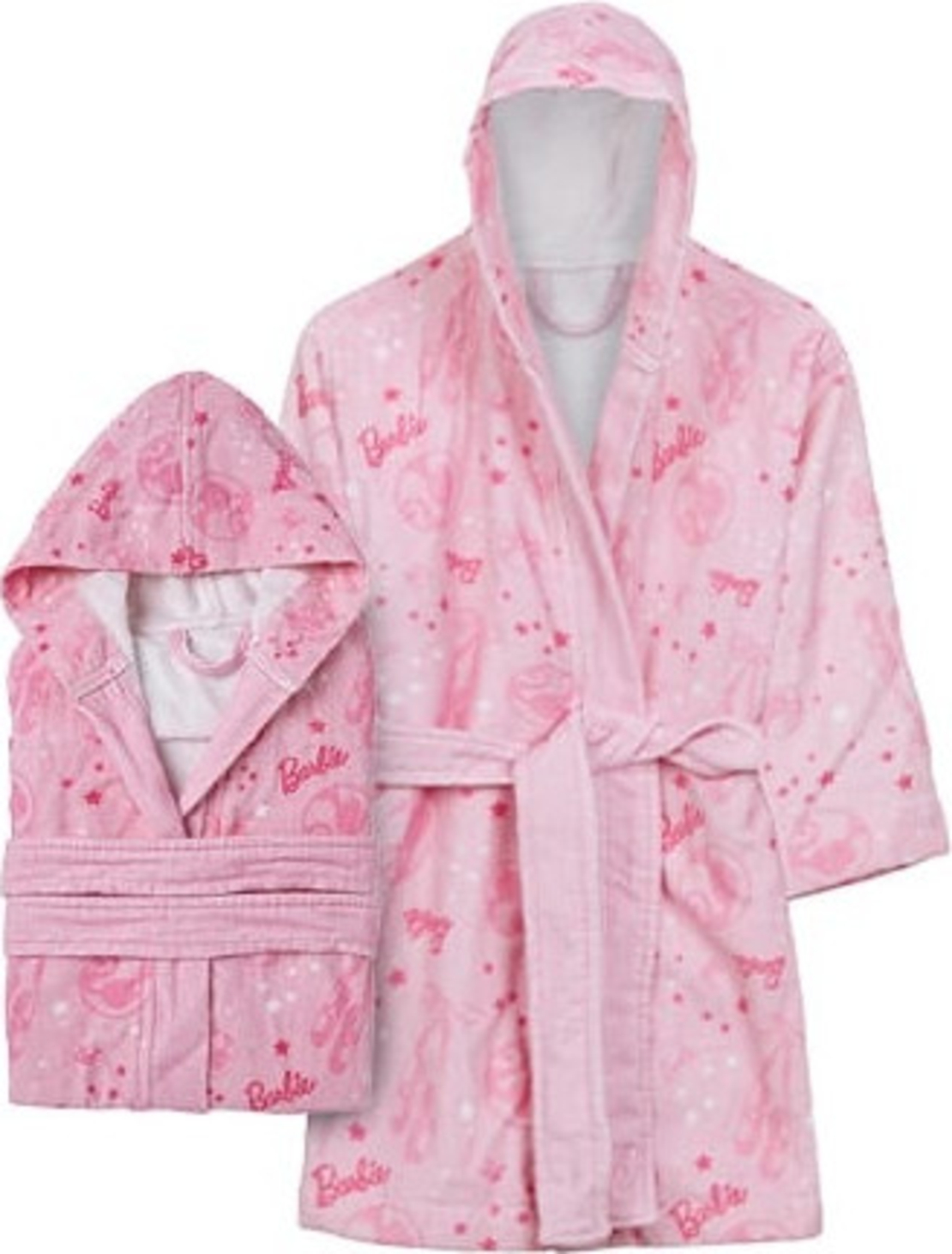 חלוקי רחצה לילדים 100% כותנה דגם ברבי