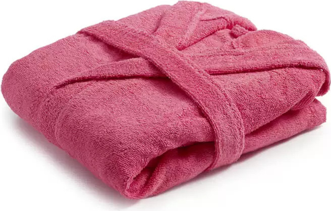 חלוק רחצה לילדים 100% כותנה צבע ורוד