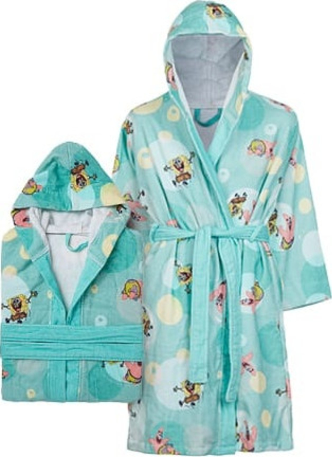 חלוקי רחצה לילדים 100% כותנה דגם בוב ספוג