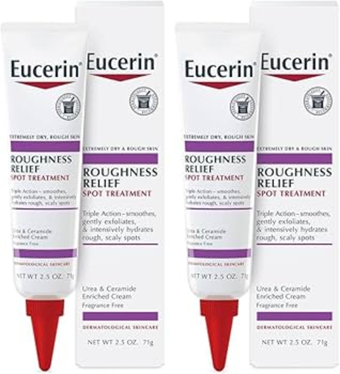 Eucerin Roughness Relief Spot Treatment – קרם טיפול נקודתי (פעולה משולשת) לעור יבש במיוחד, מחוספס ומתקלף – 71 גרם