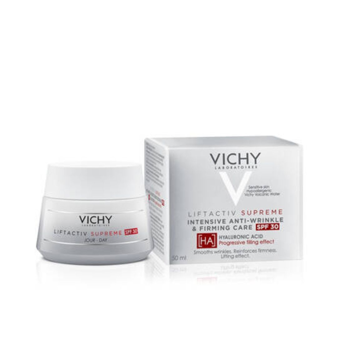 VICHY Liftactiv Supreme SPF 30 – קרם יום אינטנסיבי נגד קמטים, למיצוק העור ולהגנה מהשמש (50ml)