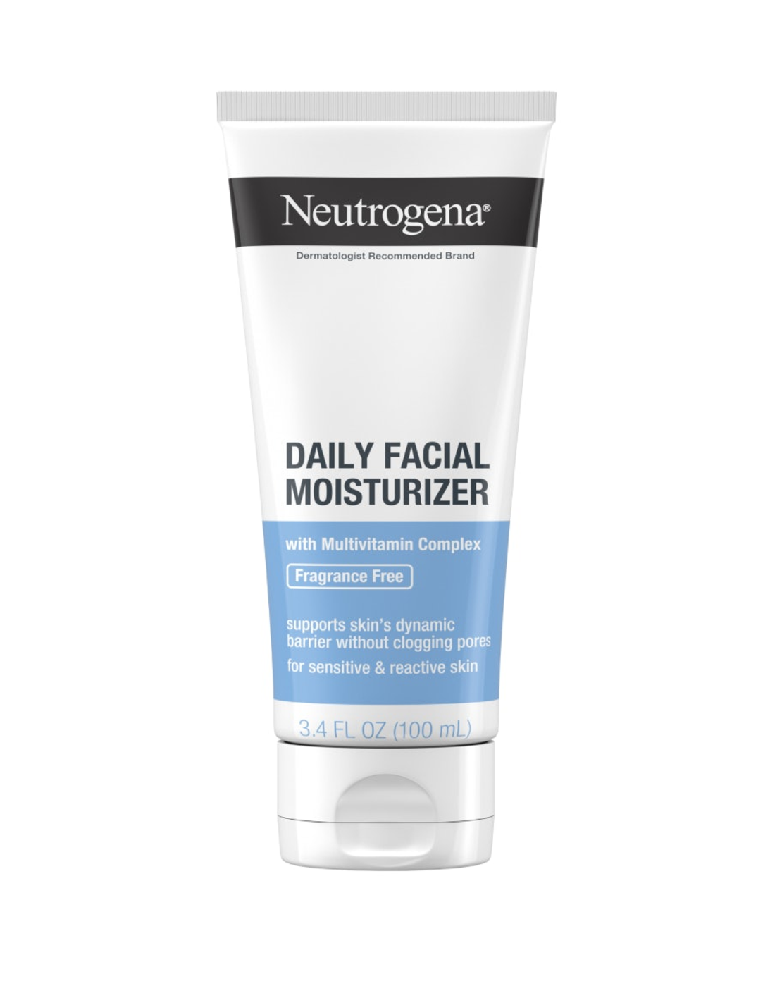 Neutrogena Daily Facial Moisturizer – קרם לחות פנים יומיומי לעור רגיש ללא בישום (100 מ