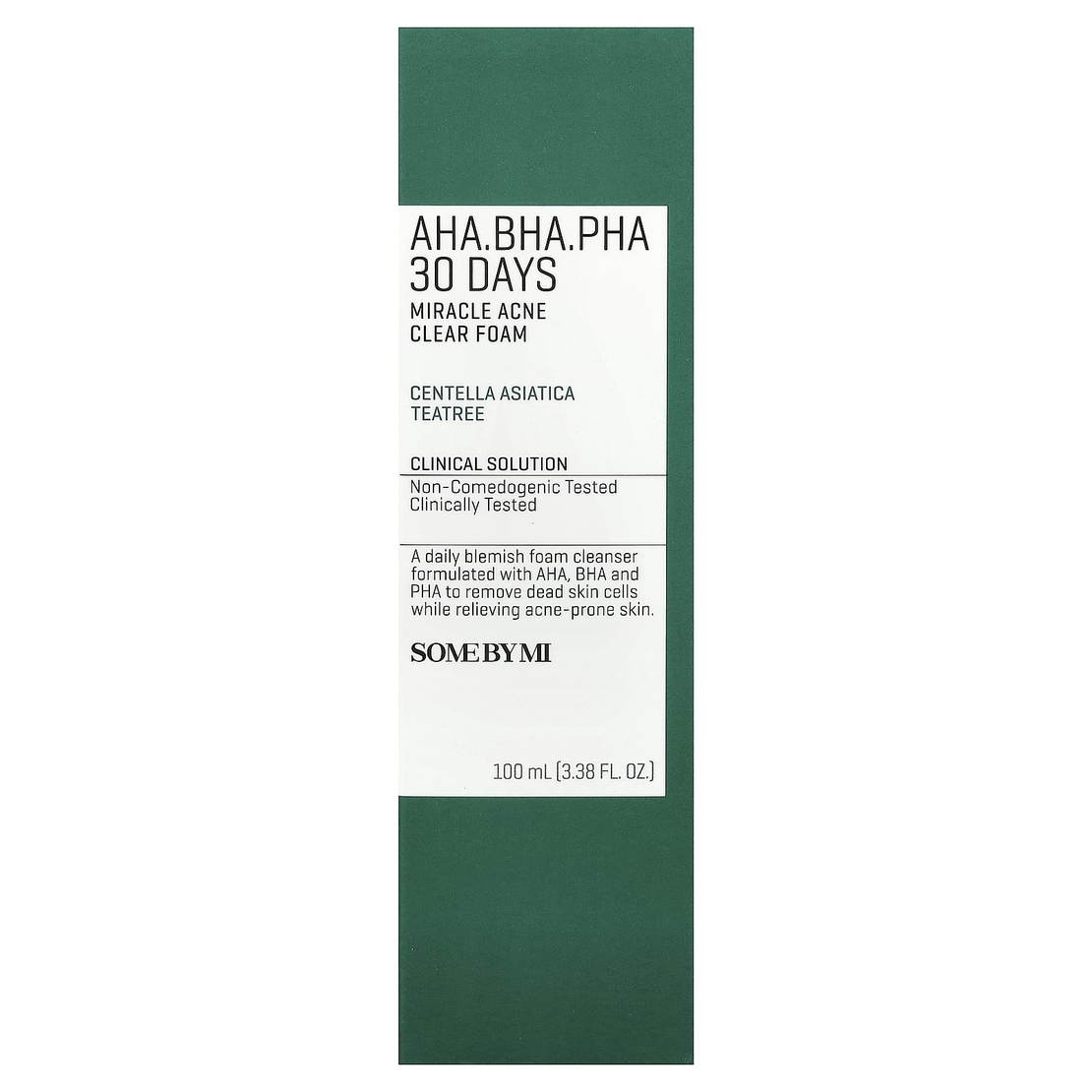 SOME BY MI AHA.BHA.PHA 30 Days Miracle Acne Clear Foam – קצף ניקוי פנים טיפולי לאקנה ופגמי עור (100m