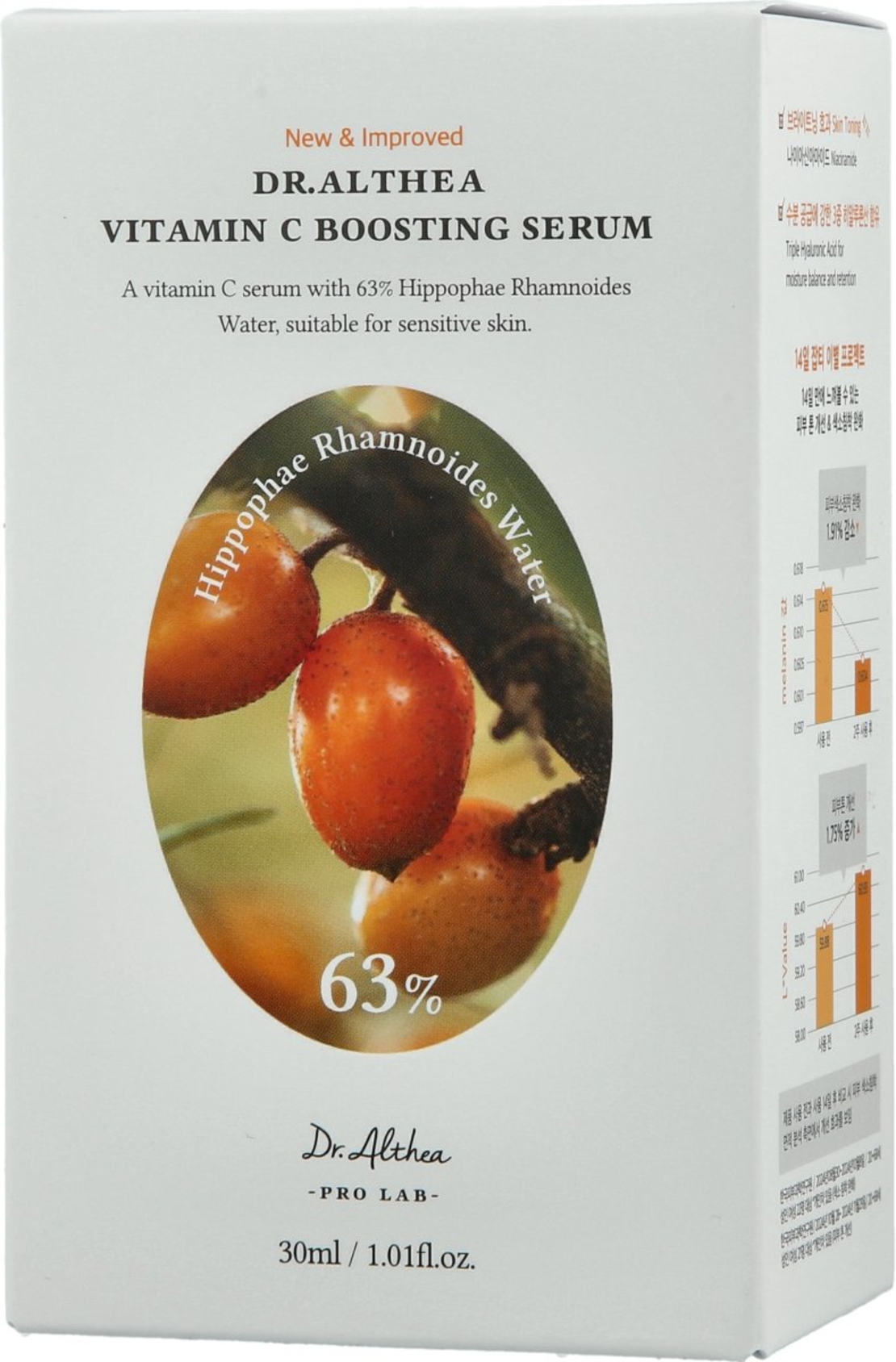 Dr. Althea Vitamin C Boosting Serum – סרום ויטמין C להבהרה, זוהר וטיפול בכתמי פיגמנטציה (30ml)
