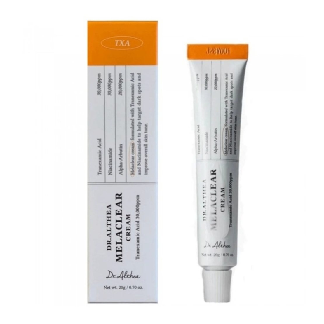 קרם הבהרה וטיפול בפיגמנטציה Dr. Althea Melaclear Cream (20 גרם