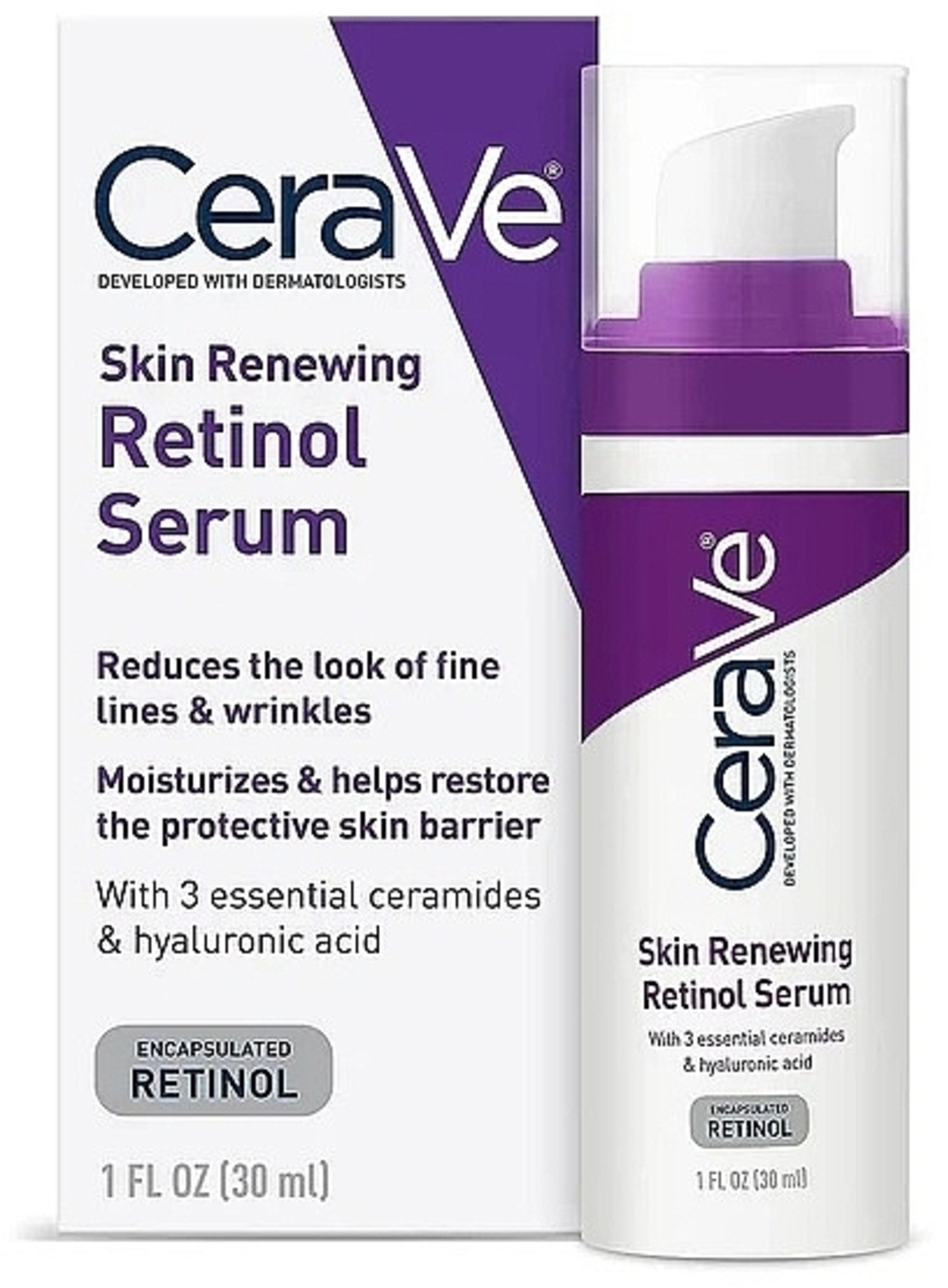 סרום רטינל לחידוש העור CeraVe Skin Renewing Retinol Serum (30 מ