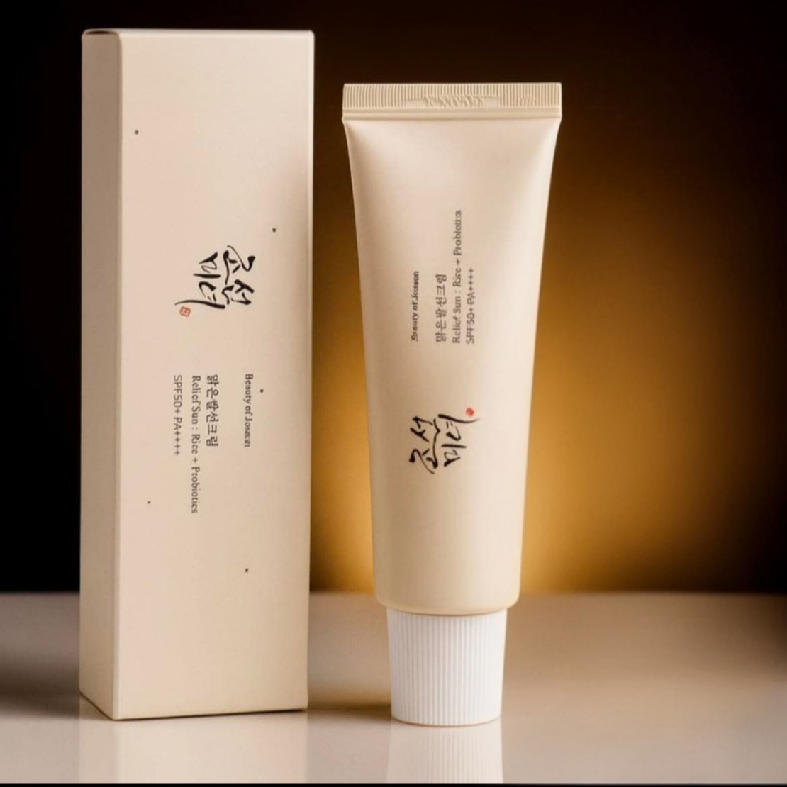 🍚✨ Beauty of Joseon - Relief Sun: Rice + Probiotics ​☀ קרם הגנה חדשני עם תמצית אורז ופרוביוטיקה - SPF 50+ PA