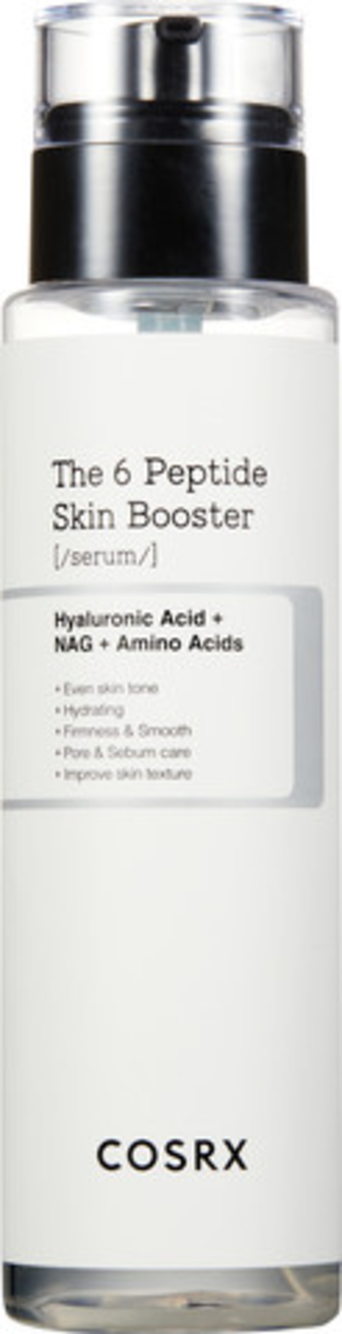 COSRX The 6 Peptide Skin Booster Serum – סרום בוסטר עוצמתי עם 6 סוגי פפטידים לחידוש ושיפור מראה העור (150ml)
