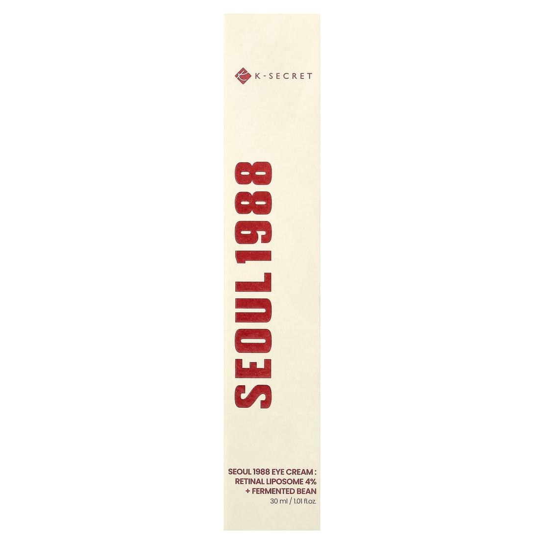 K-SECRET SEOUL 1988 Eye Cream: Retinal Liposome 2% + Fermented Bean – קרם עיניים עוצמתי למיצוק, טשטוש קמטים והבהרה (30ml)