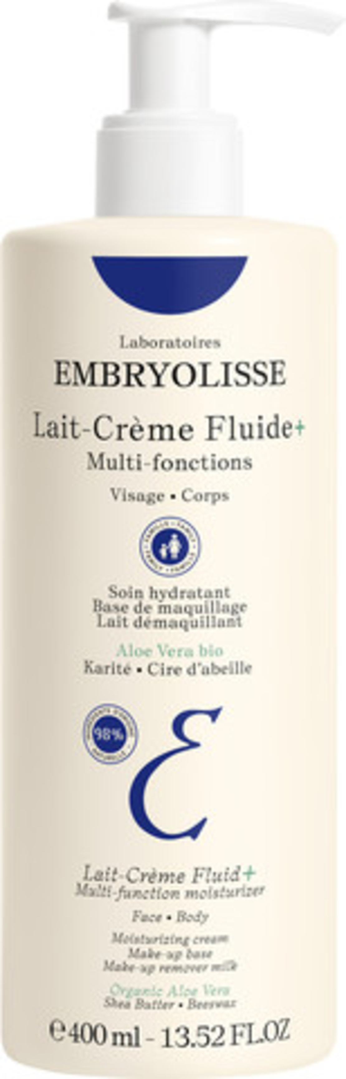 חלב קרם לחות רב-תכליתי Embryolisse Lait-Crème Fluide+ (400 מ