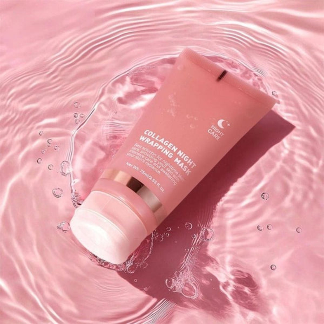 מסכת קולגן למיצוק וזוהר מיידי – Medicube Collagen Night Wrapping Mask
