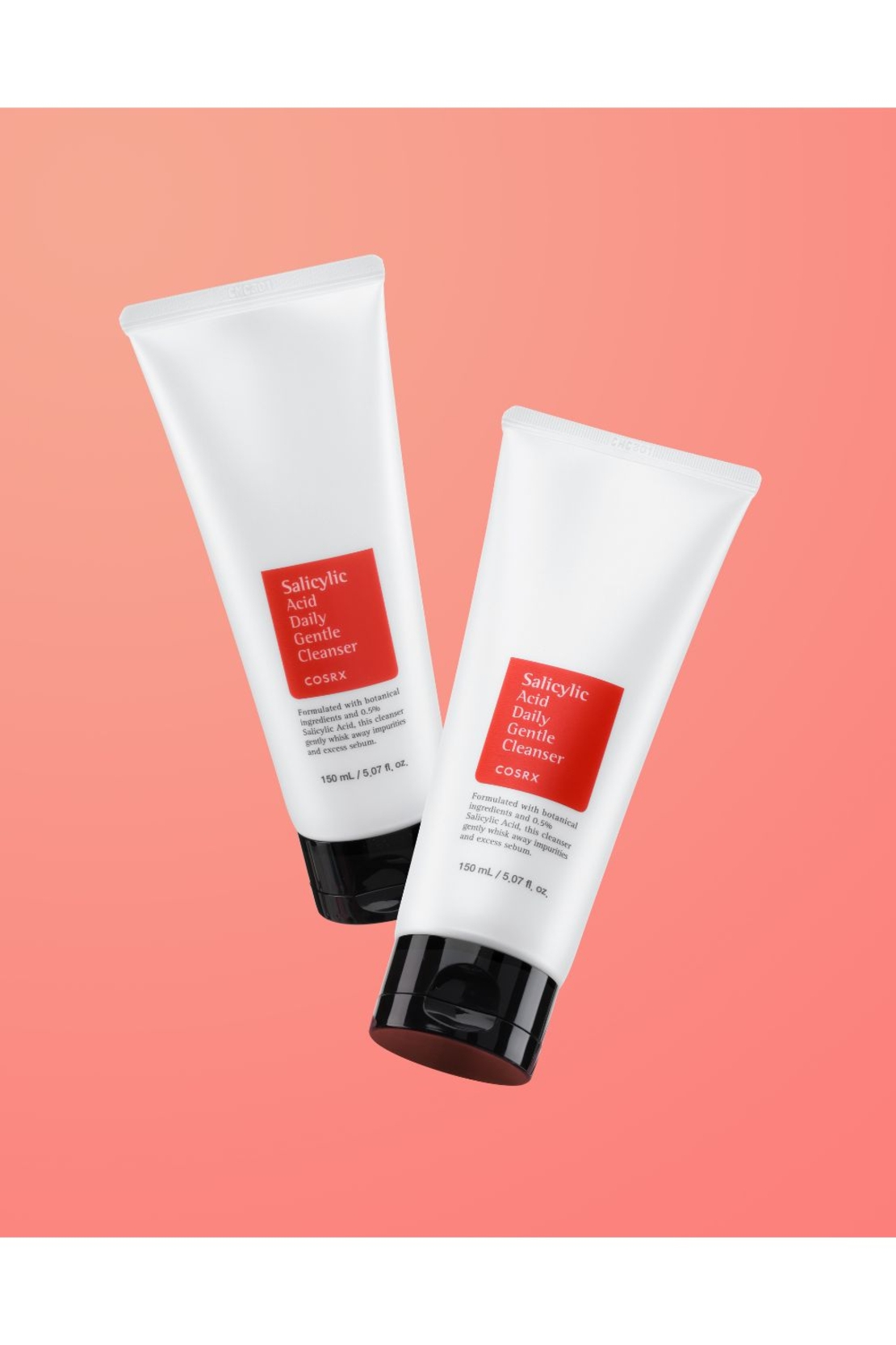 COSRX Salicylic Acid Daily Gentle Cleanser – סבון פנים טיפולי עם חומצה סליצילית לניקוי עמוק וטיפול בפגמים (150ml)