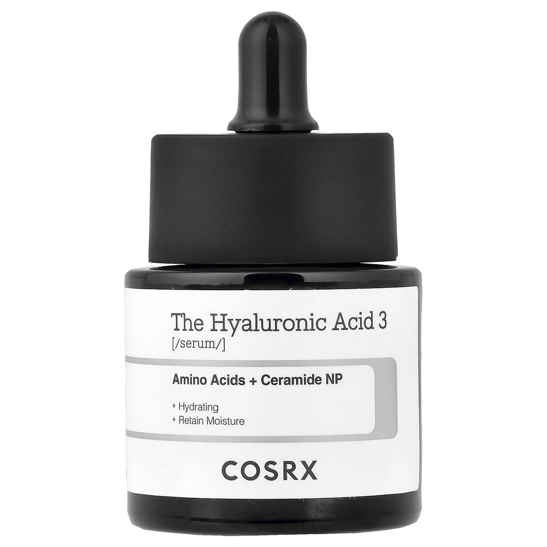COSRX The Hyaluronic Acid 3 Serum – סרום לחות מרוכז עם חומצה היאלורונית, סרמידים וחומצות אמינו (20ml)