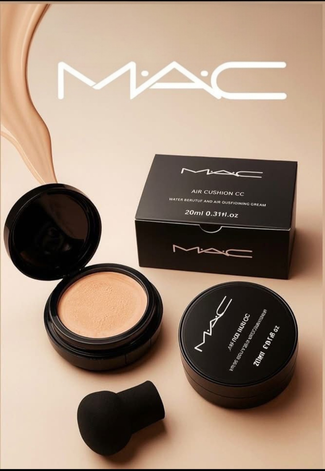 ✨ MAC Air Cushion CC - מייק-אפ כרית (Cushion) לכיסוי מושלם ✨