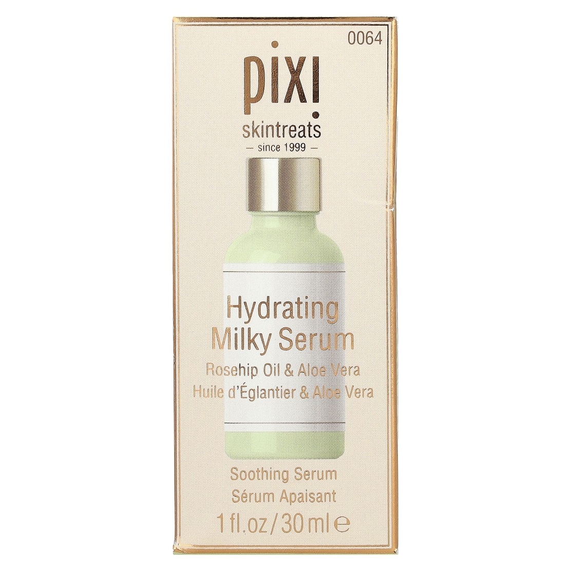 Pixi Hydrating Milky Serum – סרום חלב עשיר בלחות והרגעה (עם שמן רוזהיפ ואלוורה) – 30 מ