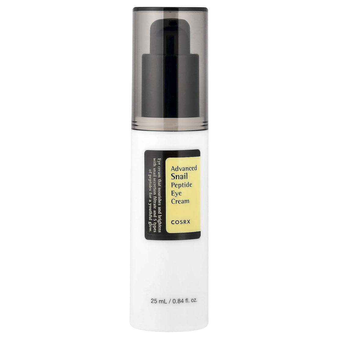 COSRX Advanced Snail Peptide Eye Cream – קרם עיניים עוצמתי לשיקום, הבהרה ומיצוק (25ml)