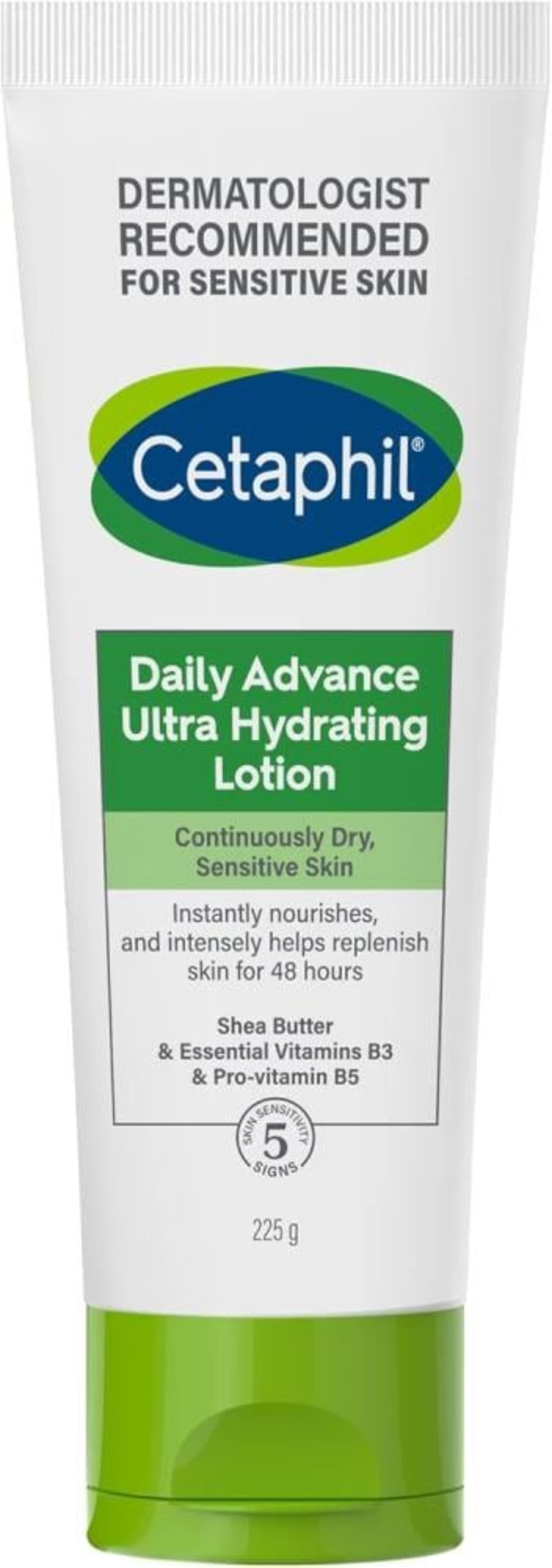 Cetaphil Daily Advance Ultra Hydrating Lotion – תחליב לחות אולטרה-אינטנסיבי לעור יבש ורגיש במיוחד – 225 גרם