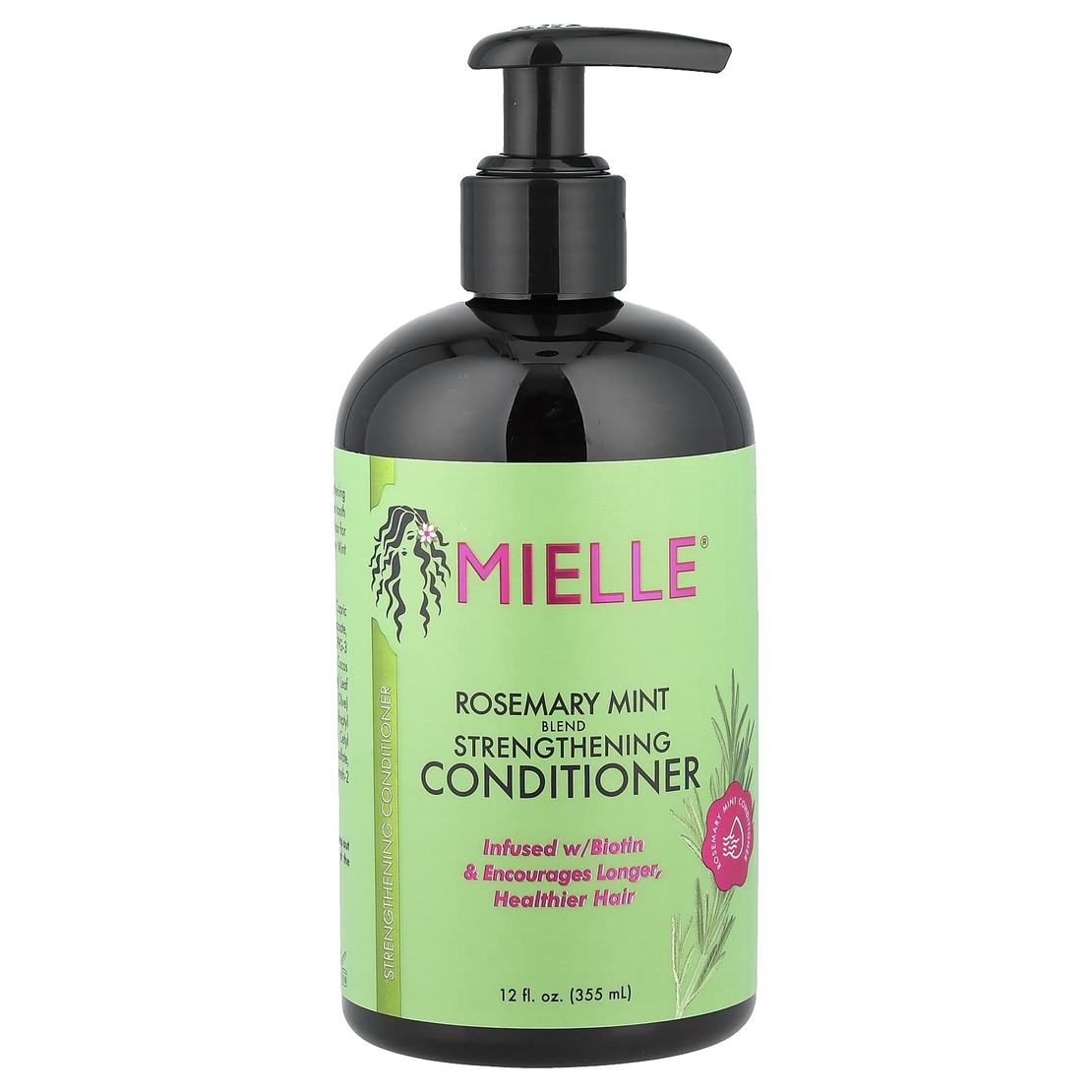 Mielle Rosemary Mint Strengthening Conditioner – מרכך רוזמרין ומנטה לחיזוק וצמיחת השיער (מועשר בביוטין) – 355 מ