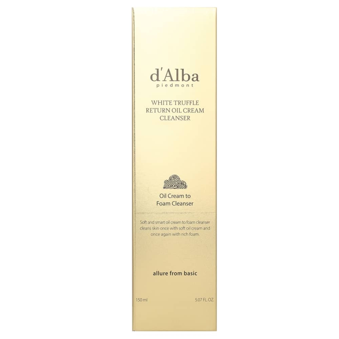 תכשיר ניקוי משולב קרם-שמן לקצף d'Alba White Truffle (150 מ