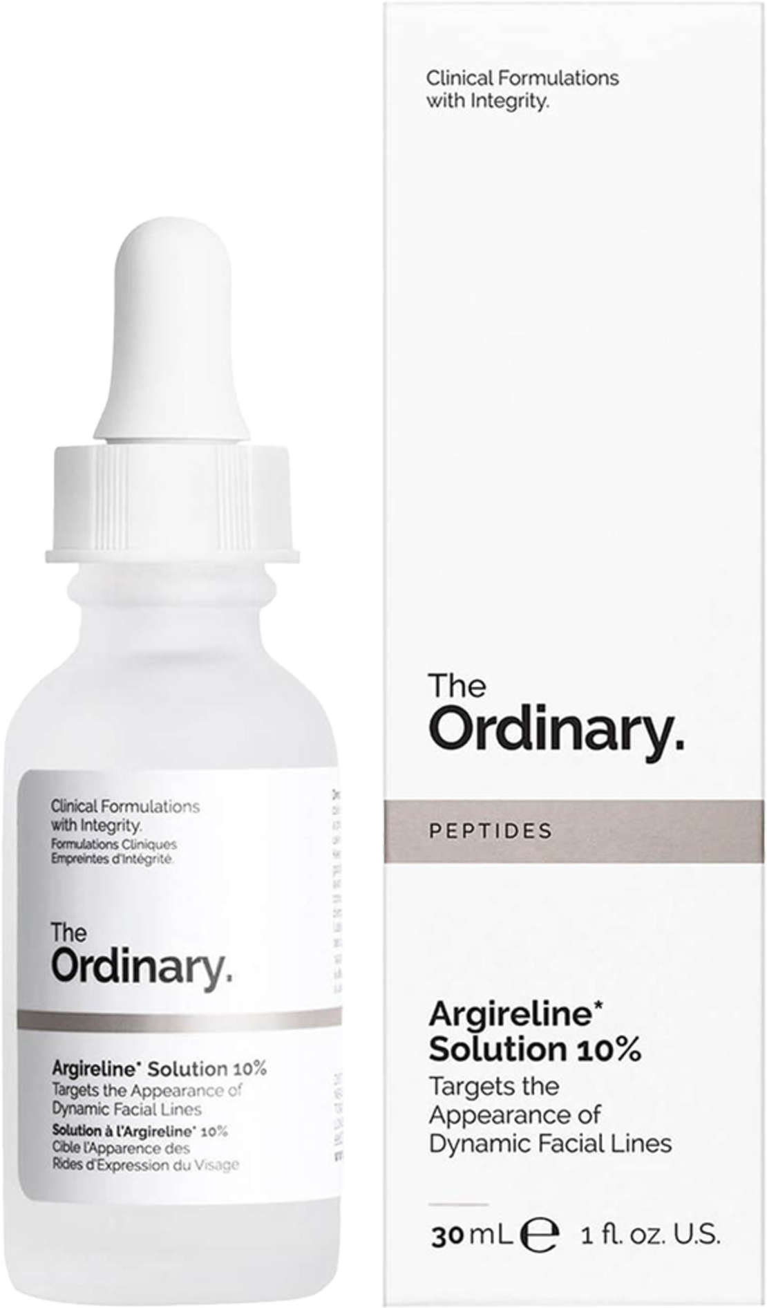 The Ordinary Argireline Solution 10% – סרום פפטידים ממוקד לטשטוש קמטי הבעה וקמטוטים (30ml)